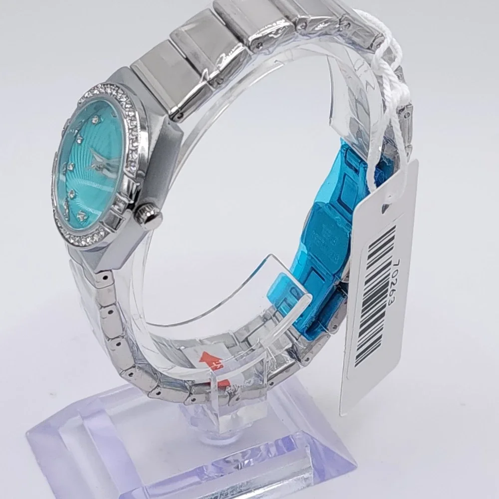 Invicta 70263 Women's Turquoise Dial Watch 27.8mm Silver Bracelet